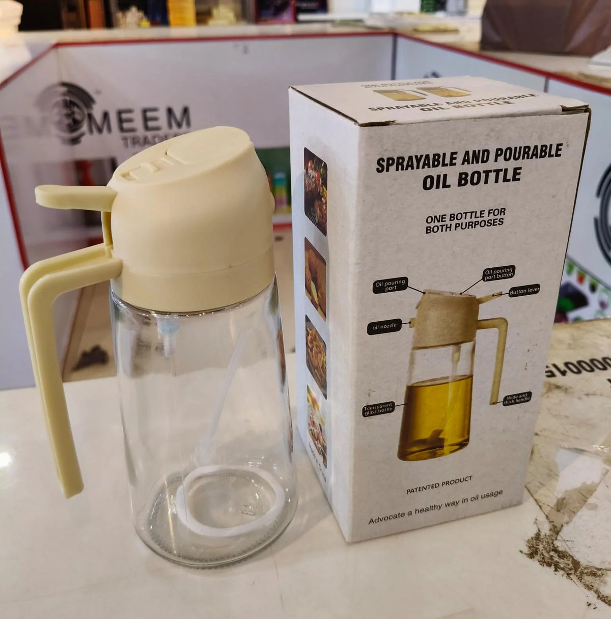 2-in-1 Oil Sprayer Bottle — product view 2