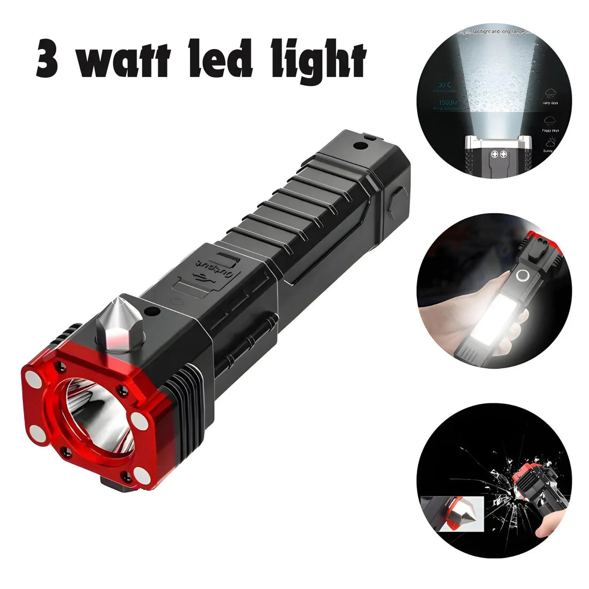 Rechargeable LED Flashlight — product view 1