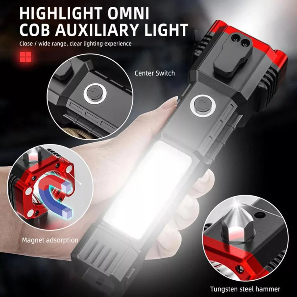 Rechargeable LED Flashlight — product view 3