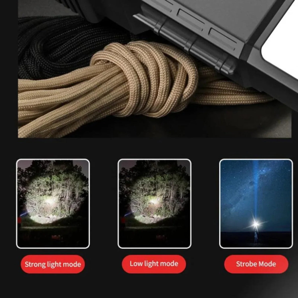 Rechargeable LED Flashlight — product view 4