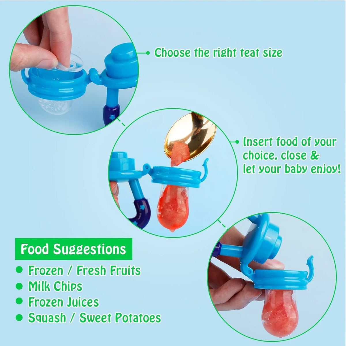 Baby Fruit Feeder Pacifier — product view 6