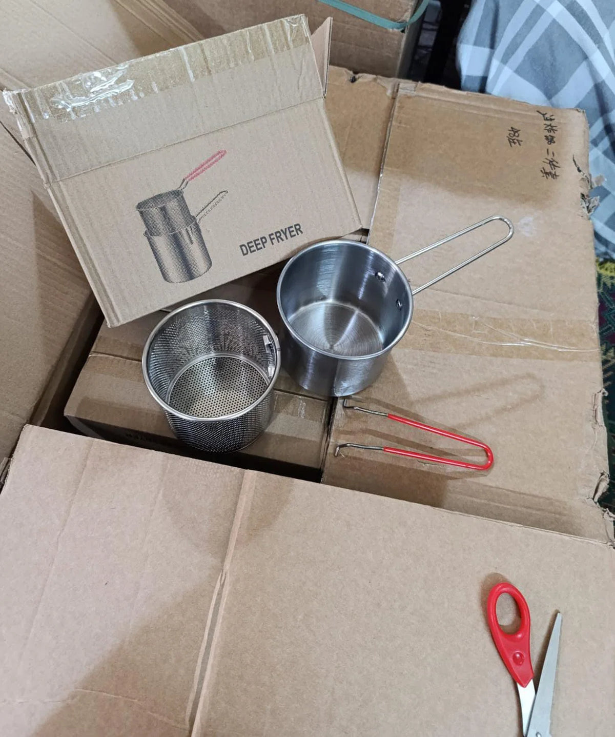 Stainless Steel Frying Pot — product view 2