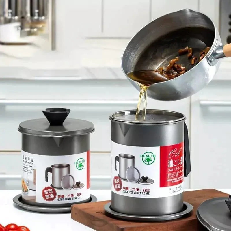 Kitchen Oil Filter Pot — product view 2