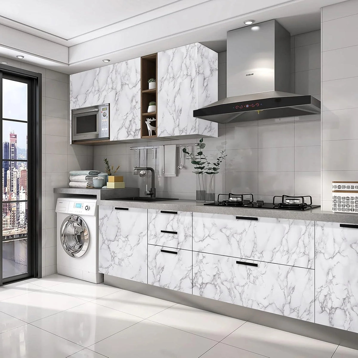 Marble Peel & Stick Wallpaper — product view 4
