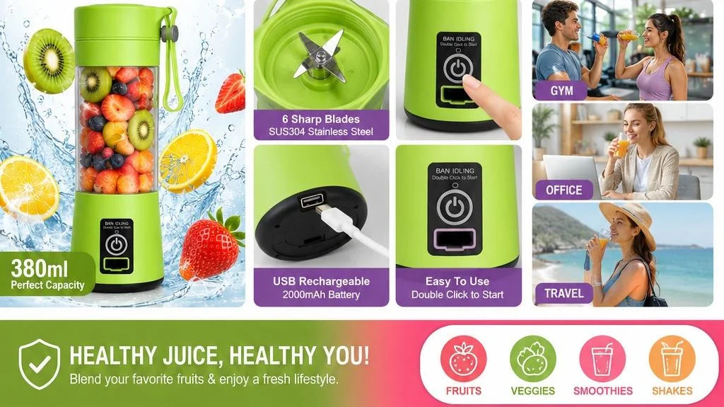 Portable USB Juicer Blender — product view 2