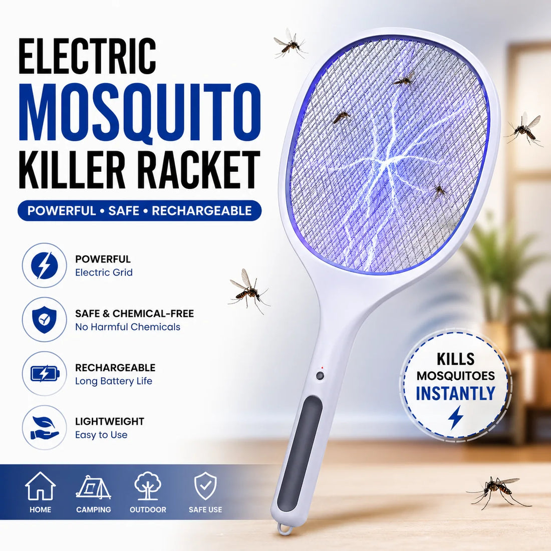Rechargeable Mosquito Swatter — product view 1