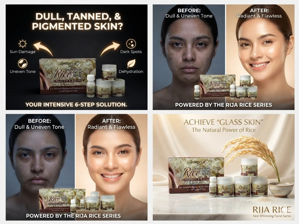RIJA Rice Facial Kit — product view 3