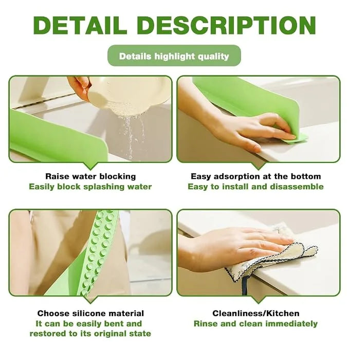 Silicone Sink Splash Guard — product view 3