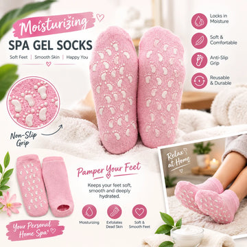 Spa Gel Heel Socks — product view 1